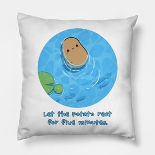 Cute Potato Must Rest Pillow