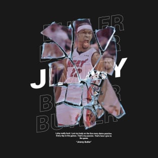 Jimmy Butler Broken Mirror Art T-Shirt