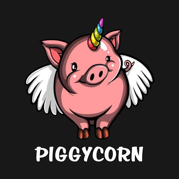 Piggycorn Pig Unicorn by underheaven