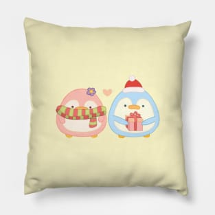 Festive Pingu Couple Pillow