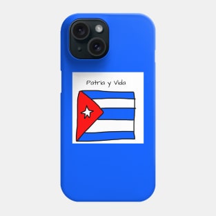 Patria y Vida Cuban Flag Phone Case