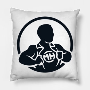Front: MH Logo Back: 3X Husband of the Year Pillow