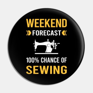 Weekend Forecast Sewing Pin