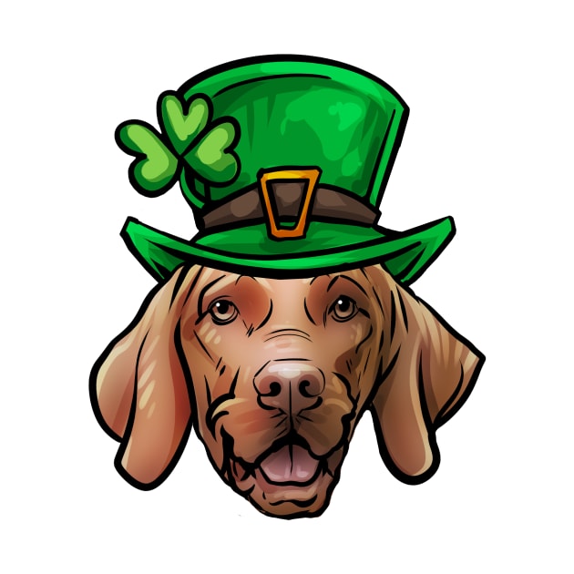 St Patricks Day Vizsla by whyitsme