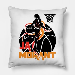 Ja Morant And The Rim Pillow