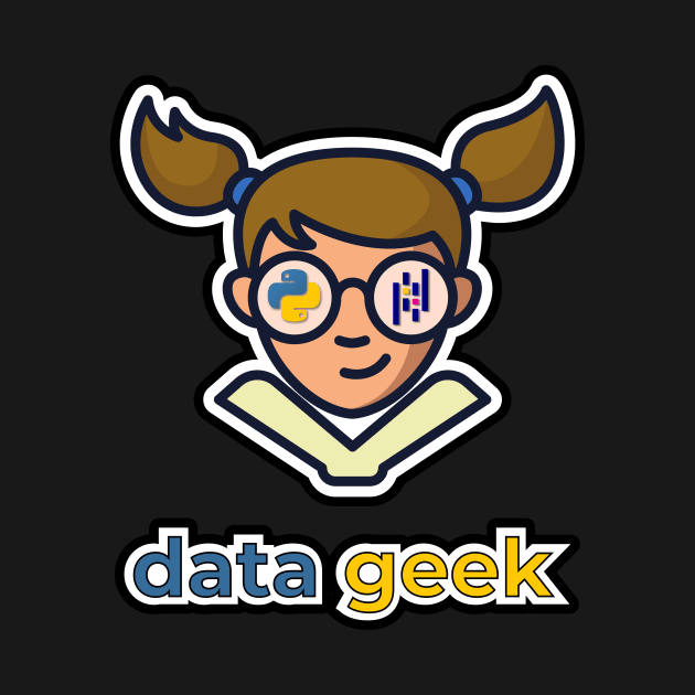 Data Geek Girl by Peachy T-Shirts