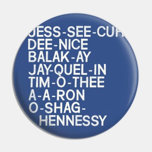 Key and Peele Substitute Teacher Names Pin