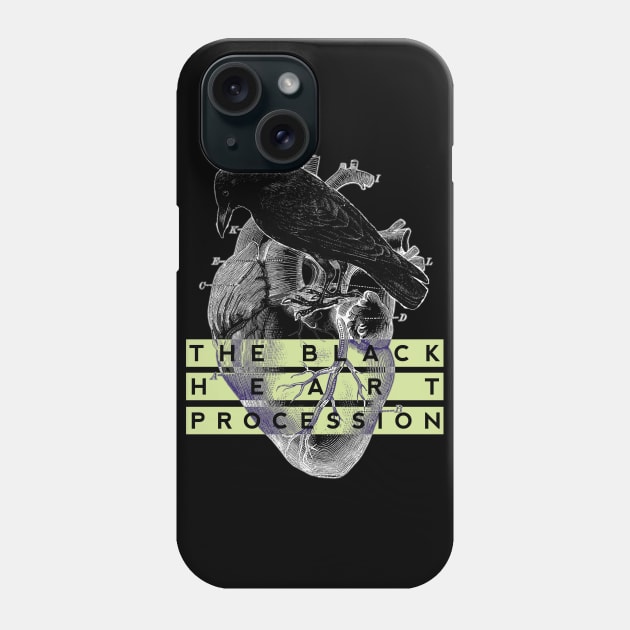 The Black Heart Procession Crow Tribute B Phone Case by chilangopride