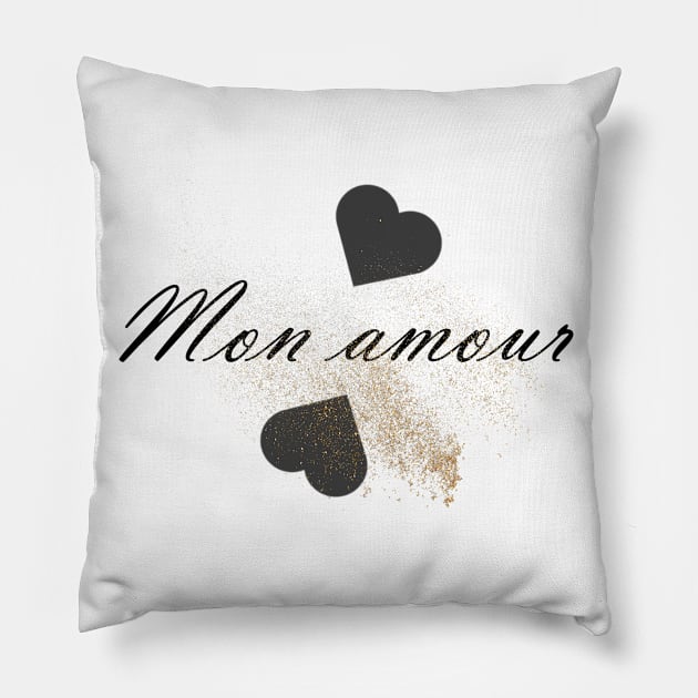 mon amour Pillow by SamoModa