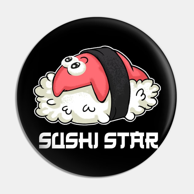 Sushi Star Pin by peekxel