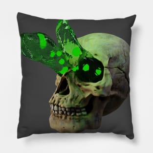 Ghost Skull Pillow