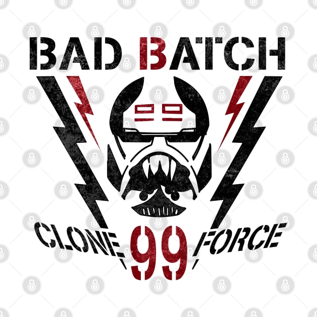 Bad Batch #Cloneforce99 Logo by Galactee 99