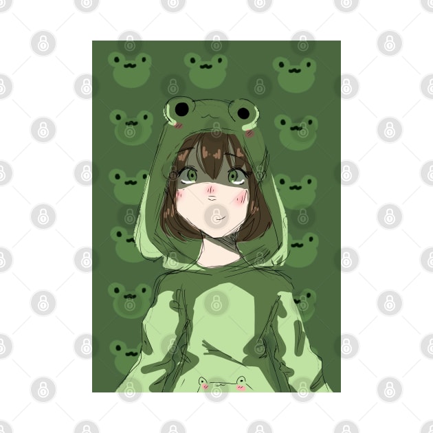 Frog Girl by PreeTee 