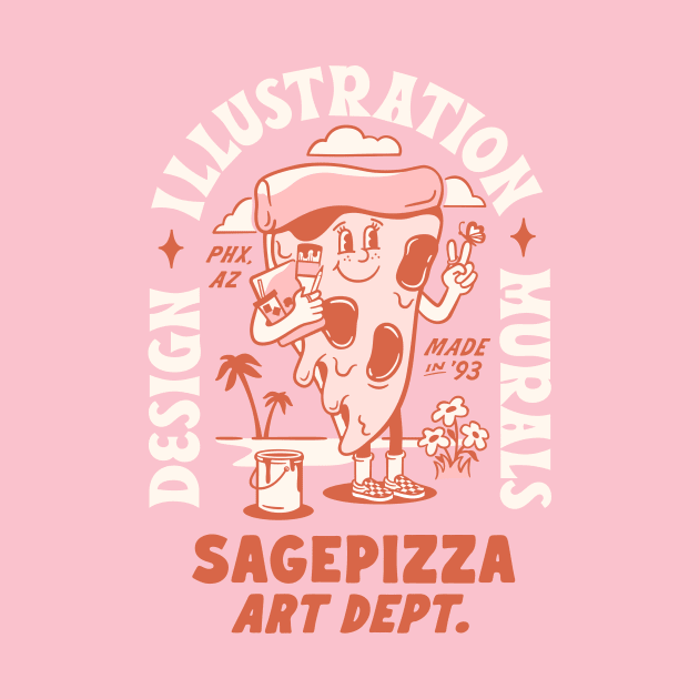 Sagepizza Mascot Tee by sagepizza