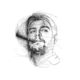 Che Guevara Scribble Art T-Shirt