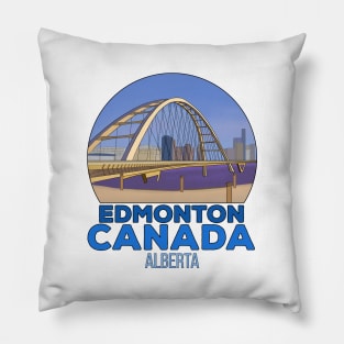 Waterdale Bridge Edmonton Canada Pillow