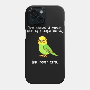 Budgie Never Zero Phone Case