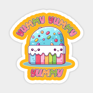 Yummy, Yummy, Yummy Kawaii Ice Cream Bar Magnet