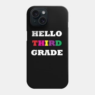 third grade t shirt Phone Case