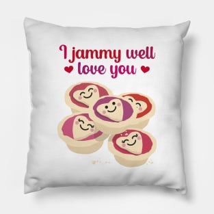 I Jammy Well Love You - Jam Tarts Pillow