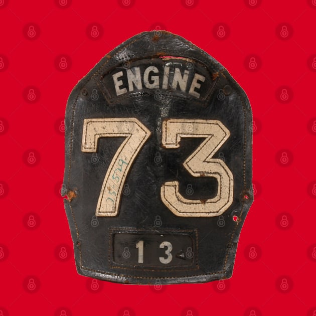 Helmet Frontpiece Philadelphia Fire Dept. Engine Co. 73 by Husky's Discount Ninja Emporium