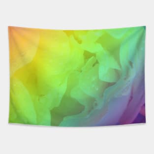 Multicolored Rose Petals Tapestry