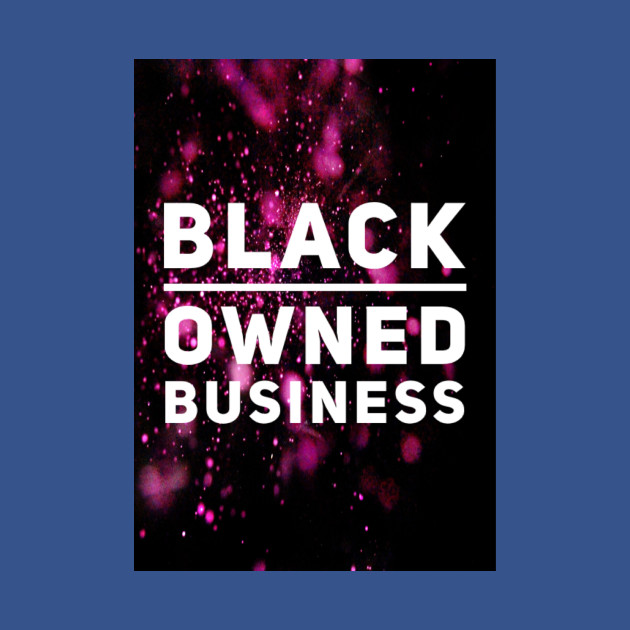 Disover Black owned business logo badge support slogan female - Black Owned - T-Shirt