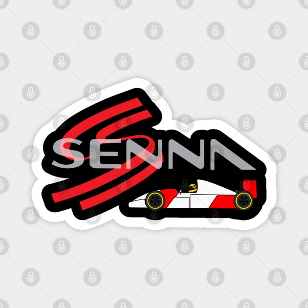 Ayrton Senna Magnet by HSDESIGNS