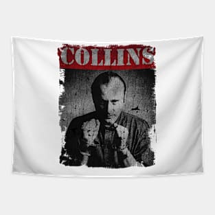 TEXTURE ART - Phil Collins Potrait roma Tapestry