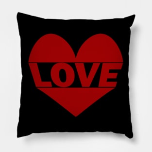 Love and heart design Pillow