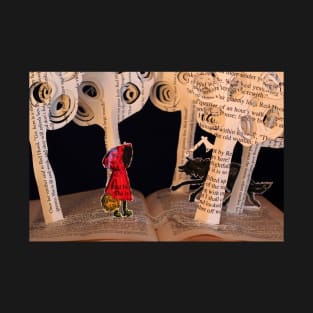 Little Red Riding Hood book sculpture T-Shirt