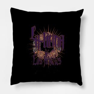 The Queen of Los Angeles -PrplGold Pillow