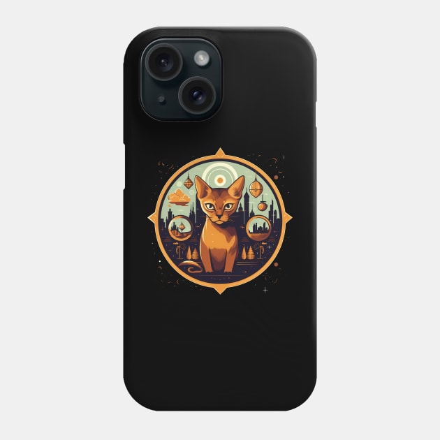 Abyssinian Cat Halloween, Cat Lover Phone Case by dukito