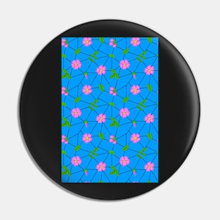 geometric floral quilt Pin