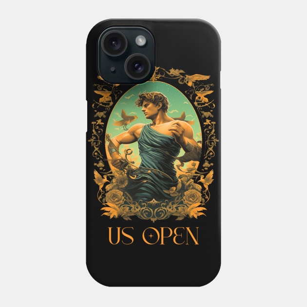 US Open Greek style Phone Case by Pawsitivity Park