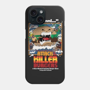 Attack of the Killer Burgers Phone Case