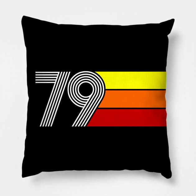 Retro 1979 Styleuniversal Pillow by Styleuniversal