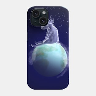 Moose in Space Phone Case