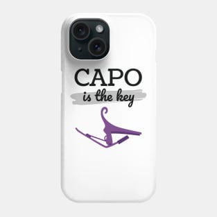 Capo is the Key Purple Capo Light Theme Phone Case