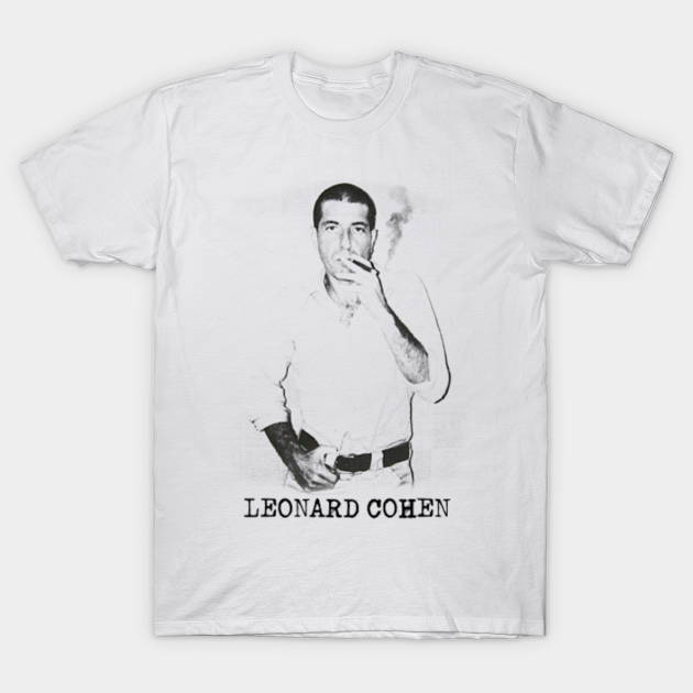 Leonard Cohen // Retro Live Fan Tribute - Leonard Cohen - T-Shirt ...