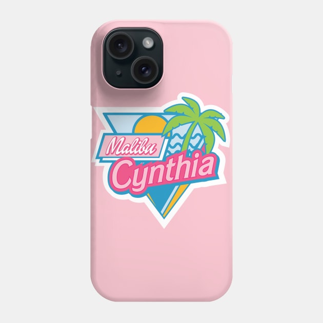 Malibu Cynthia Phone Case by Nazonian