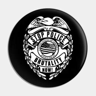 Stop Police Brutality Pin