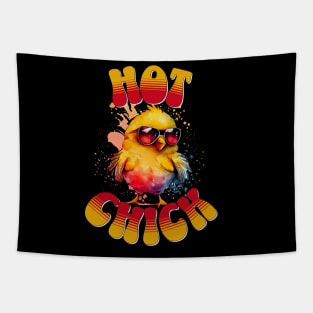 Hot Chick - Silly Chicken Tapestry