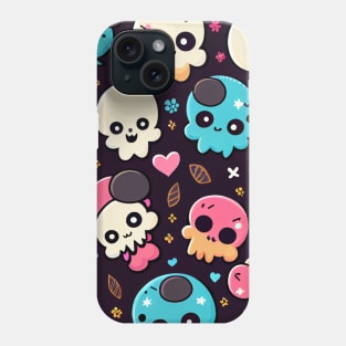 Creepy Kawaii Skull Candy Phone Case