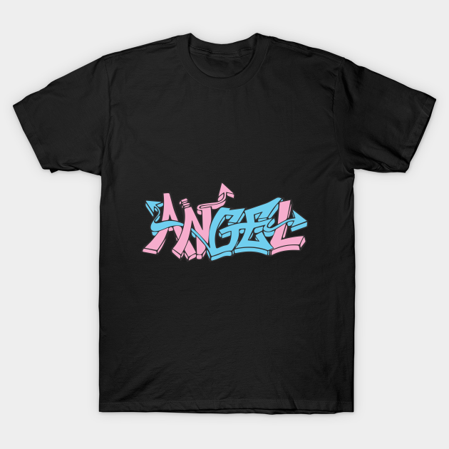 angel graffiti shirt