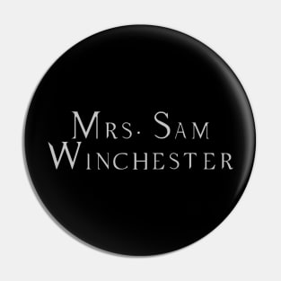 Mrs. Sam Winchester Pin