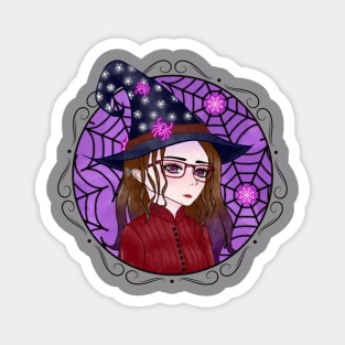 Modern Witch with Vintage Flair Magnet