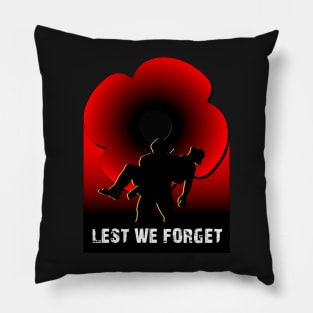 Lest We Forget Pillow