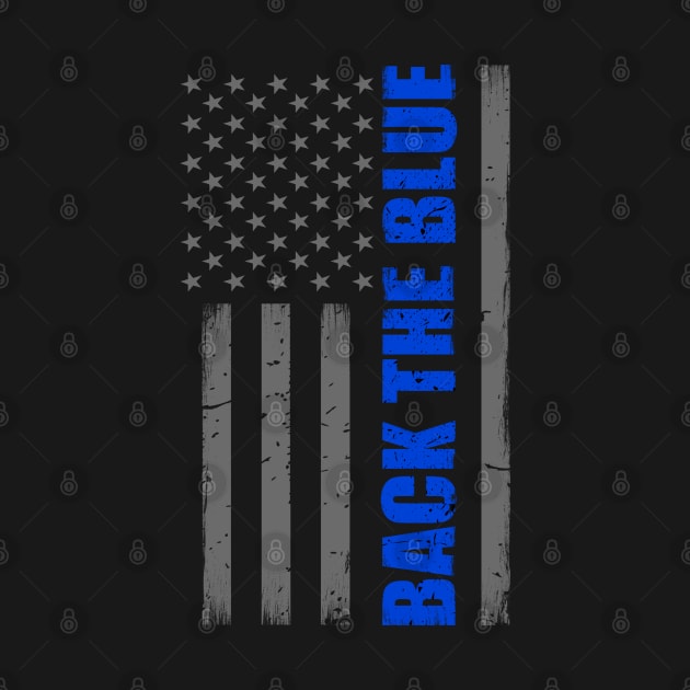 Back The Blue Thin Blue Line Flag by bluelinemotivation