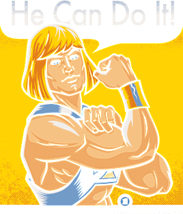 He Can Do It! - He-Man Propaganda Magnet